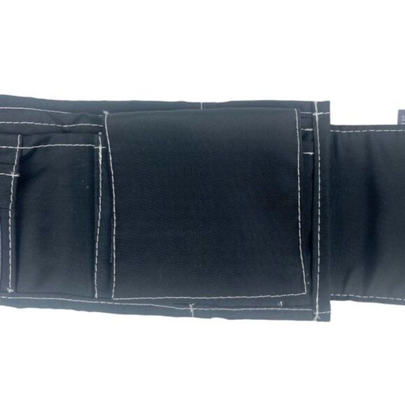 Canvasco cash Men's Black Yellow Striped Trifold Recycled Sail Wallet OS - Picture 10 of 11